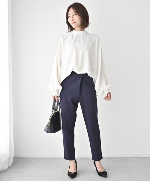 Ehre style(エーレスタイル)の「休日やお仕事に!2way袖 華やか服(シャツ/ブラウス・レディース・ホワイト/ブラウン/ブラック・FREE)」の20枚目の写真