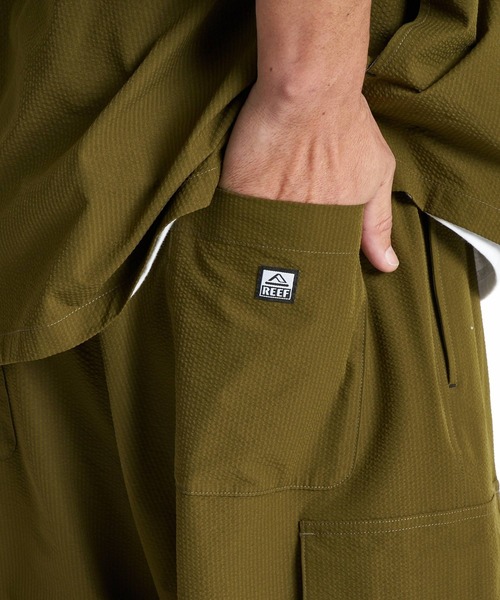 REEF（リーフ）の「REEF メンズ SUCKER UTILITY JAM PANTS  【2026年夏モデル】/リーフストレッチカーゴパンツ（カーゴパンツ・メンズ・オリーブ/ブラック・MEDIUM/LARGE/X-LARGE/SMALL）」の13枚目の写真