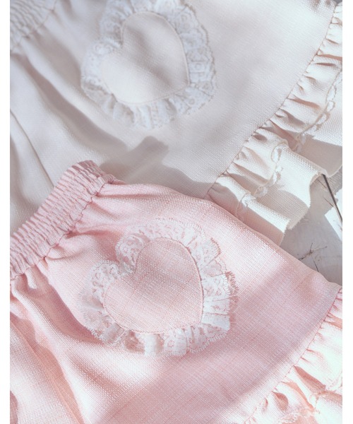 mellfy memory(メルフィーメモリー)の「Pearl drop tweed short pants(その他パンツ・レディース・ピンク/ホワイト・M/S)」の16枚目の写真