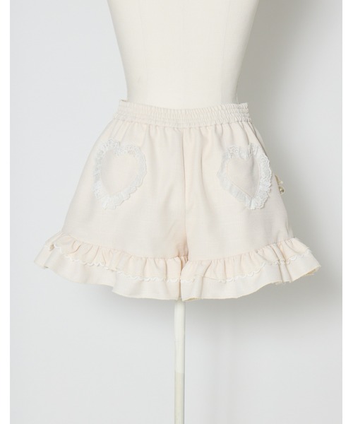 mellfy memory(メルフィーメモリー)の「Pearl drop tweed short pants(その他パンツ・レディース・ピンク/ホワイト・M/S)」の13枚目の写真