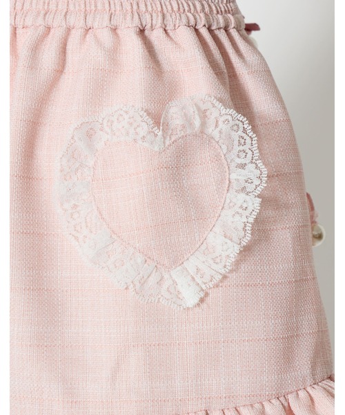 mellfy memory(メルフィーメモリー)の「Pearl drop tweed short pants(その他パンツ・レディース・ピンク/ホワイト・M/S)」の11枚目の写真