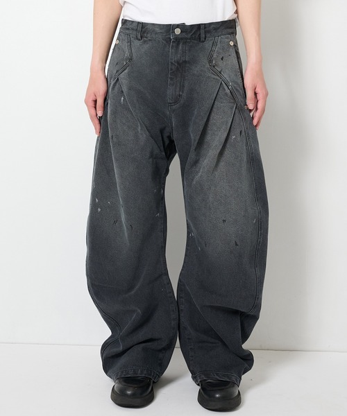 CONZ(コンズ)の「dark wash curve denim deep blue(デニムパンツ・メンズ・インディゴブルー・3/2/1/4)」の13枚目の写真