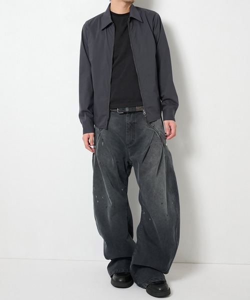 CONZ(コンズ)の「dark wash curve denim deep blue(デニムパンツ・メンズ・インディゴブルー・3/2/1/4)」の3枚目の写真