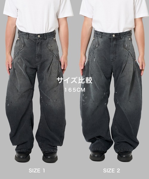 CONZ(コンズ)の「dark wash curve denim deep blue(デニムパンツ・メンズ・インディゴブルー・3/2/1/4)」の11枚目の写真