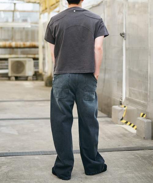 CONZ(コンズ)の「dark wash curve denim deep blue/デニム/ワイドパンツ/バルーンシルエット/NVRFRGT(デニムパンツ・メンズ・インディゴブルー・3/2/1/4)」の20枚目の写真