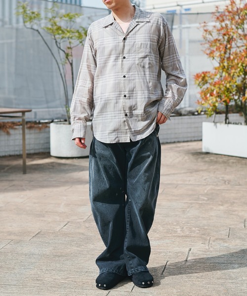 CONZ(コンズ)の「dark wash curve denim deep blue/デニム/ワイドパンツ/バルーンシルエット/NVRFRGT(デニムパンツ・メンズ・インディゴブルー・3/2/1/4)」の21枚目の写真