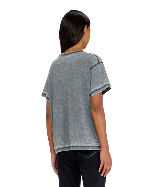 DIESEL（ディーゼル）の「ウィメンズ Tシャツ T-NORMY-AA5（Tシャツ/カットソー・レディース・グレー/ピンク系その他・LARGE/MEDIUM/SMALL/X-LARGE/X-SMALL）」の8枚目の写真