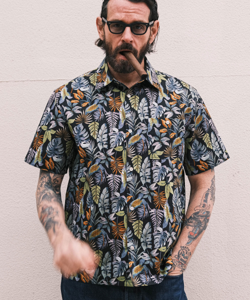 VDR（ブイディアール）の「BUTTON-UP HAWAIIAN SHIRT [Black]（シャツ/ブラウス・メンズ・その他・MEDIUM/LARGE/X-LARGE）」の6枚目の写真
