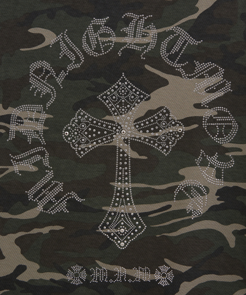 Midnight Move(ミッドナイトムーブ)の「cb cross t (camo)(Tシャツ/カットソー・レディース・その他・FREE)」の4枚目の写真