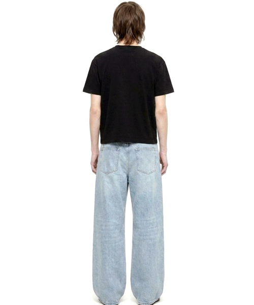 REBRENNER（リブレンナー）の「DTFキャロットクールコットンクロップ半袖Tシャツブラック（Tシャツ/カットソー・レディース・ブラック・MEDIUM/LARGE/X-LARGE）」の5枚目の写真