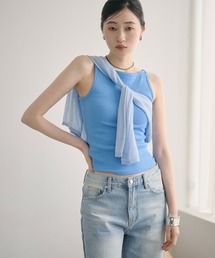 2way rib camisole /2wayリブキャミソール