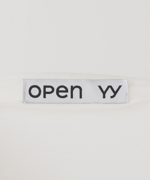 OPEN Yy(オープンワイワイ)の「【OPEN YY / オープンワイワイ】PHONETIC COWL NECK TEE(Tシャツ/カットソー・レディース・ホワイト・SMALL)」の4枚目の写真
