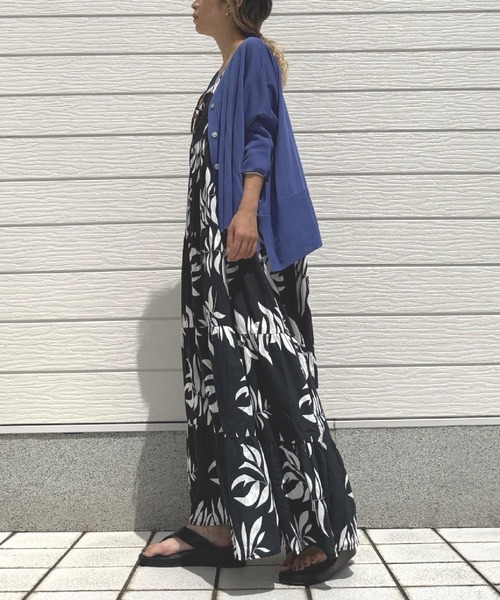 Q(キュー)の「バカンスキャミワンピ(ワンピース・レディース・ブラック系・MEDIUM)」の14枚目の写真