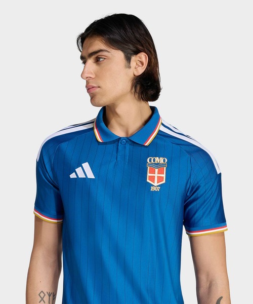 adidas(アディダス)の「Como 1907 26/27 ホームジャージー / アディダス adidas(Tシャツ/カットソー・メンズ・ブルー・SMALL/MEDIUM/X-LARGE/XX-LARGE/XXX-LARGE/LARGE)」の5枚目の写真