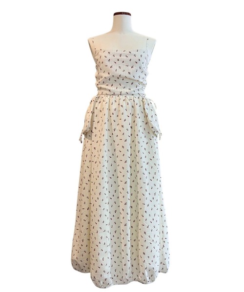 BLOOMING CHARM（ブルーミングチャーム）の「Flower Side Pocket Cami Dress（ワンピース・レディース・オフホワイト・FREE）」の8枚目の写真