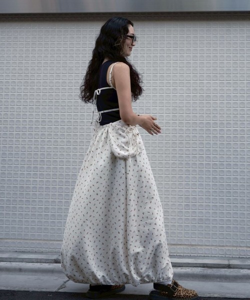 BLOOMING CHARM（ブルーミングチャーム）の「Flower Side Pocket Cami Dress（ワンピース・レディース・オフホワイト・FREE）」の16枚目の写真