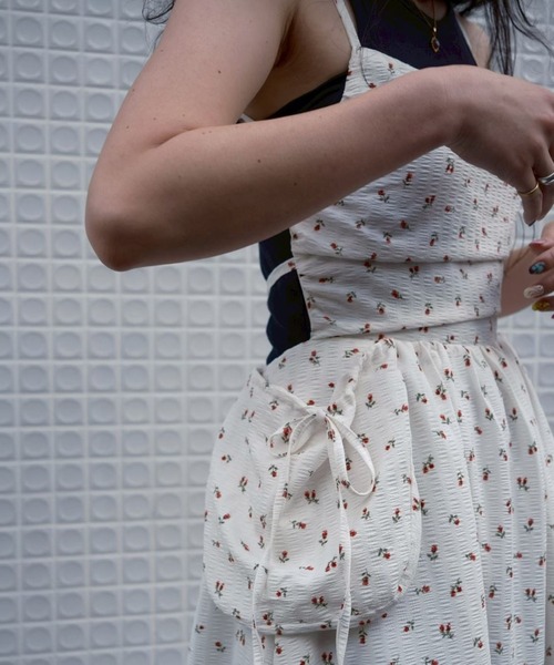 BLOOMING CHARM（ブルーミングチャーム）の「Flower Side Pocket Cami Dress（ワンピース・レディース・オフホワイト・FREE）」の17枚目の写真
