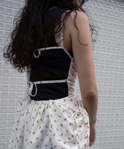 BLOOMING CHARM（ブルーミングチャーム）の「Flower Side Pocket Cami Dress（ワンピース・レディース・オフホワイト・FREE）」の18枚目の写真