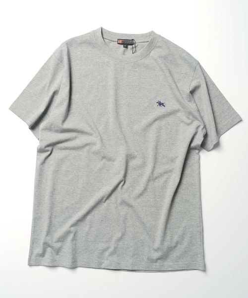 POLOCHAMPS(ポロチャンプス)の「【POLOCHAMPS/ポロチャンプス】 ワンポイント刺繍Tシャツ(Tシャツ/カットソー・メンズ・杢グレー/ダークグリーン系/チャコール/ブラック/ベージュ/オレンジ/オフホワイト/ネイビー・XL/L/M)」の11枚目の写真