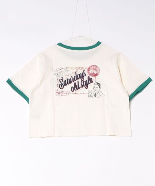 GORGE(ゴージ)の「リンガーバックプリントTシャツ(Tシャツ/カットソー・レディース・グリーン/レッド・F)」の14枚目の写真