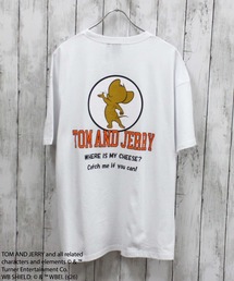 TOM and JERRY オーバーサイズ半袖Tシャツ トム＆ジェリー