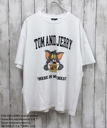 TOM and JERRY オーバーサイズ半袖Tシャツ トム&ジェリー