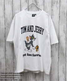 TOM and JERRY オーバーサイズ半袖Tシャツ トム＆ジェリー