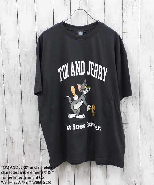 Tom&Jerry(トムアンドジェリー)の「TOM and JERRY オーバーサイズ半袖Tシャツ トム&ジェリー(Tシャツ/カットソー・メンズ・ベージュ/ベージュ系その他/ホワイト系その他2/ネイビー/ホワイト系その他3/ベージュ系その他3/グレー系その他2/ベージュ系その他2/オフホワイト/グレー系その他/チャコール/ダークグリーン/ホワイト系その他/グレー系その他3/ブルー系その他/グリーン系その他・XL/M/L)」の9枚目の写真