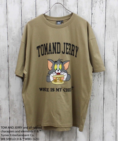 Tom&Jerry(トムアンドジェリー)の「TOM and JERRY オーバーサイズ半袖Tシャツ トム&ジェリー(Tシャツ/カットソー・メンズ・ベージュ/ベージュ系その他/ホワイト系その他2/ネイビー/ホワイト系その他3/ベージュ系その他3/グレー系その他2/ベージュ系その他2/オフホワイト/グレー系その他/チャコール/ダークグリーン/ホワイト系その他/グレー系その他3/ブルー系その他/グリーン系その他・XL/M/L)」の11枚目の写真
