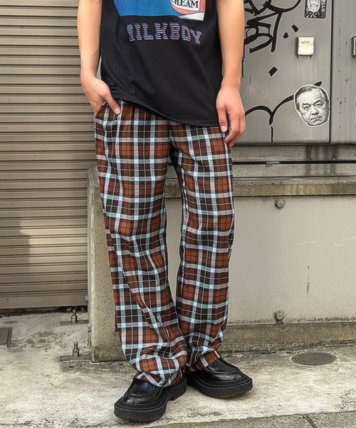 MILKBOY（ミルクボーイ）の「BRICK-CHECK パンツ（スラックス・メンズ・A/B・FREE）」の3枚目の写真