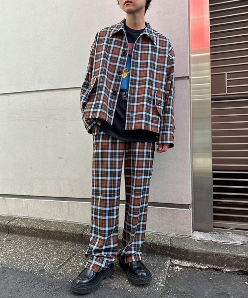 MILKBOY（ミルクボーイ）の「BRICK-CHECK パンツ（スラックス・メンズ・A/B・FREE）」の5枚目の写真