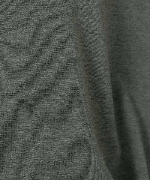 UNTITLED(アンタイトル)の「【アンサンブル可/品のある透け感】Tシャツ風ニットトップス(ニット/セーター・レディース・ナチュラル/パープル系/グレー/ブラウン系・00/02/04/44/48)」の9枚目の写真