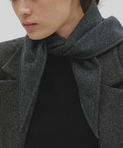 TODAYFUL(トゥデイフル)の「TODAYFUL Softwool Scarf ソフトウールスカーフ/12621024(バンダナ/スカーフ・レディース・チャコールグレー/ミント・ONE SIZE)」の11枚目の写真
