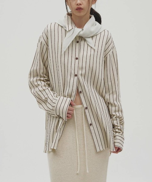 TODAYFUL(トゥデイフル)の「TODAYFUL Softwool Scarf ソフトウールスカーフ/12621024(バンダナ/スカーフ・レディース・チャコールグレー/ミント・ONE SIZE)」の9枚目の写真
