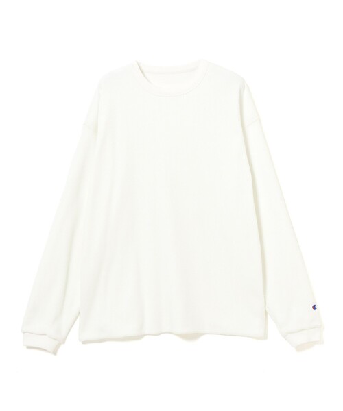 Champion（チャンピオン）の「【別注】Champion / リバーシブル ロングスリーブ Tシャツ（Tシャツ/カットソー・メンズ・ホワイト/ブラック・X-LARGE/LARGE/MEDIUM/SMALL）」の3枚目の写真