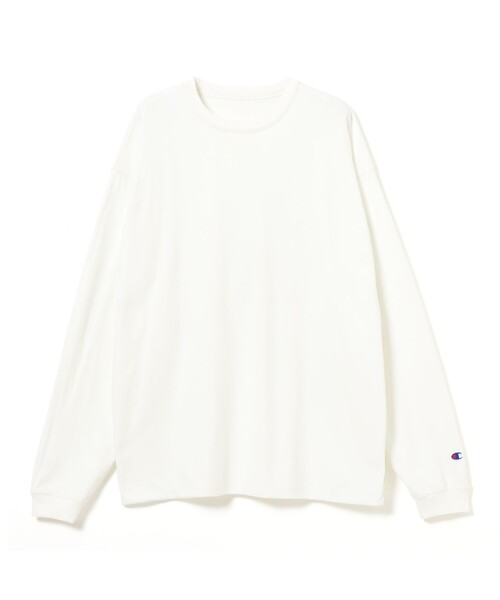 Champion（チャンピオン）の「【別注】Champion / リバーシブル ロングスリーブ Tシャツ（Tシャツ/カットソー・メンズ・ホワイト/ブラック・X-LARGE/LARGE/MEDIUM/SMALL）」の4枚目の写真