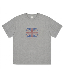 ブリティッシュオーバーサイズ半袖Tシャツグレー