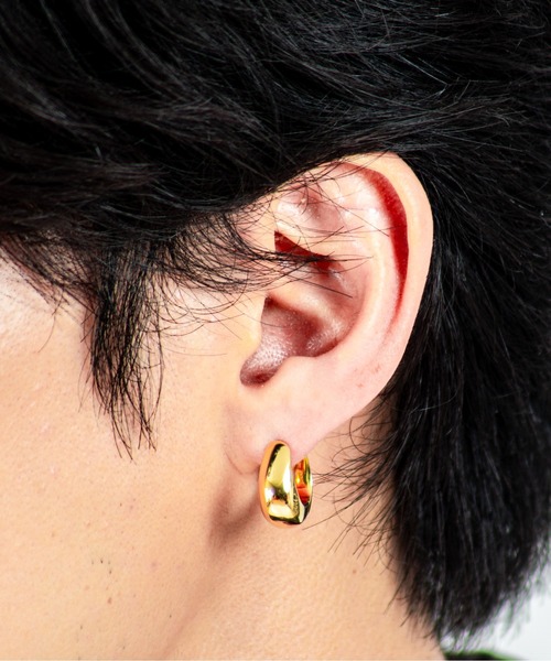 TOM WOOD（トムウッド）の「【TOMWOOD】ice hoop small アイスフープ ゴールド ピアス　ユニセックス（ピアス（両耳用）・レディース・ゴールド・FREE）」の10枚目の写真