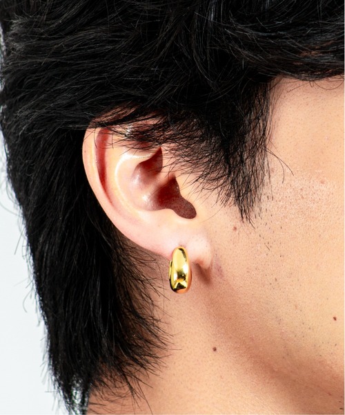 TOM WOOD（トムウッド）の「【TOMWOOD】ice hoop small アイスフープ ゴールド ピアス　ユニセックス（ピアス（両耳用）・レディース・ゴールド・FREE）」の12枚目の写真