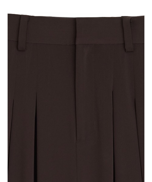 Ameri(アメリ)の「MODERN BALANCE TUCK PANTS(その他パンツ・レディース・ブラウン/チャコールグレー/レッド・MEDIUM/SMALL)」の4枚目の写真