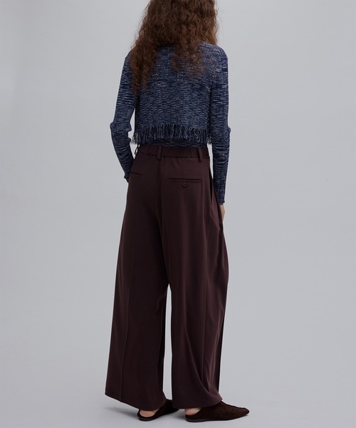 Ameri(アメリ)の「MODERN BALANCE TUCK PANTS(その他パンツ・レディース・ブラウン/チャコールグレー/レッド・MEDIUM/SMALL)」の11枚目の写真