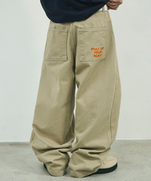 SCALLYWAG（スカリーワグ）の「[リュジョンラン × スケリーワック] プルアップストレートコットンパンツ[ベージュ]（その他パンツ）」