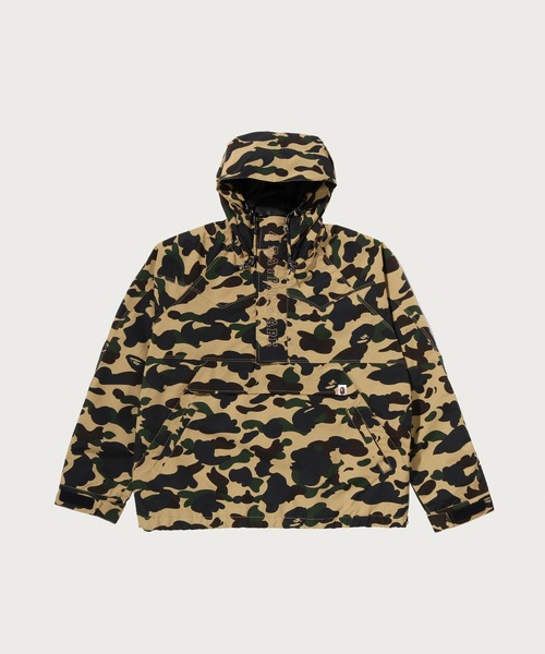 A BATHING APE(アベイシングエイプ)の「1ST CAMO HALF ZIP JACKET(ミリタリージャケット・メンズ・イエロー/グリーン・SMALL/X-LARGE/MEDIUM)」の1枚目の写真