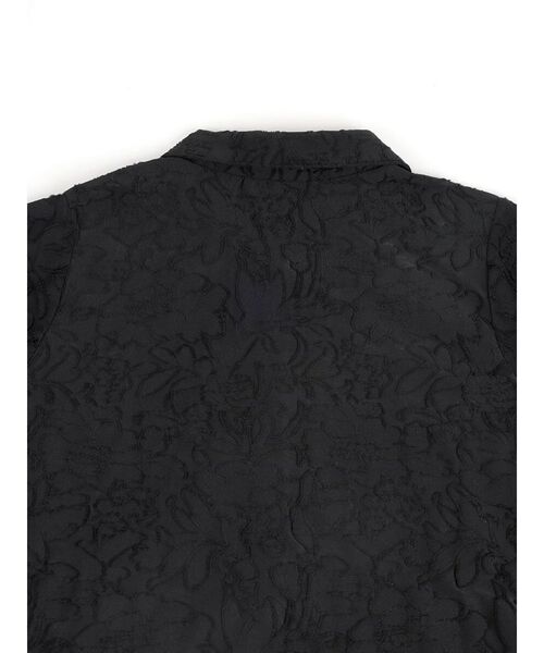 :ETHROF(イーサオブ)の「FLOWER JACQUARD SHEER SHIRT(その他トップス・レディース・ブラック/アイボリー・FREE)」の17枚目の写真