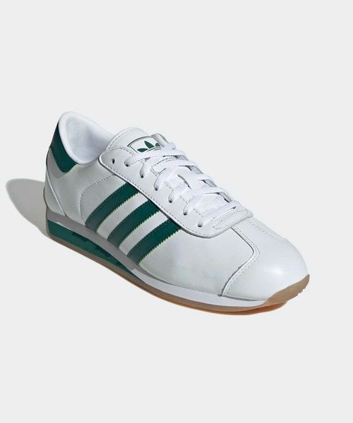 adidas（アディダス）の「カントリー II / Country II / アディダスオリジナルス adidas Originals（スニーカー・メンズ・ホワイト×グリーン・22.5cm/23.0cm/23.5cm/24.0cm/24.5cm/25.0cm/25.5cm/26.0cm/26.5cm/27.0cm/27.5cm/28.0cm/28.5cm/29.0cm）」の4枚目の写真