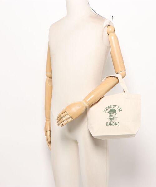 Ol' Basics(オールベーシックス)の「Ol' Basics(オール・ベーシックス) トートバッグ キャンバス イラスト プリント 鞄 BAG アメカジ メンズ レディース ユニセックス Sサイズ(トートバッグ・レディース・ナチュラル・FREE)」の6枚目の写真