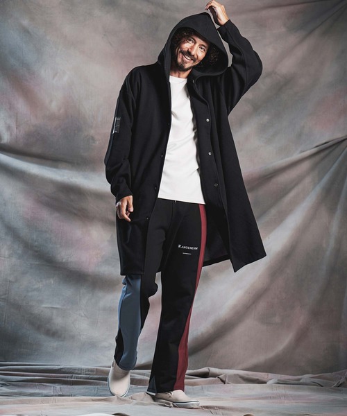 ANGENEHM（アンゲネーム）の「mp15294-Wave-Panel Color-Blocked Sweat Pants スウェットパンツ(AG07-018acg)（スウェットパンツ・メンズ・ホワイト/ブラック/ミックスグレー・S/M/L）」の21枚目の写真