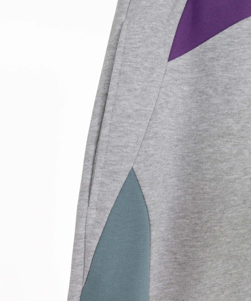 ANGENEHM（アンゲネーム）の「mp15294-Wave-Panel Color-Blocked Sweat Pants スウェットパンツ(AG07-018acg)（スウェットパンツ・メンズ・ホワイト/ブラック/ミックスグレー・S/M/L）」の5枚目の写真