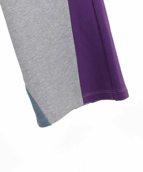 ANGENEHM（アンゲネーム）の「mp15294-Wave-Panel Color-Blocked Sweat Pants スウェットパンツ(AG07-018acg)（スウェットパンツ・メンズ・ホワイト/ブラック/ミックスグレー・S/M/L）」の8枚目の写真