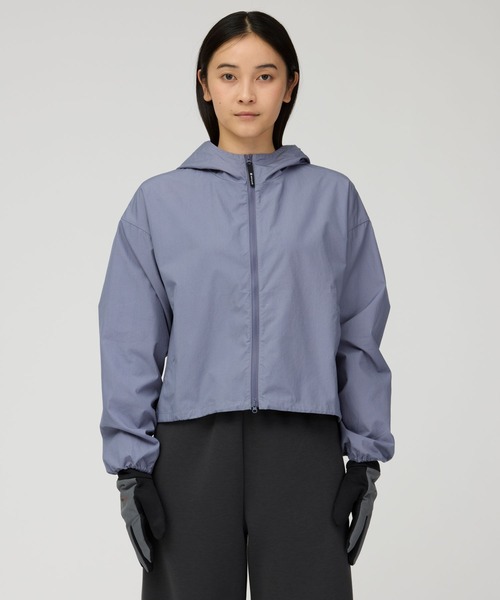 Snow Peak（スノーピーク）の「Snow Peak / Cotton Ripstop Parka W's コットンリップストップ パーカー（パーカー・レディース・アイボリー/チャコール/ライトブルー・1/3/2）」の3枚目の写真
